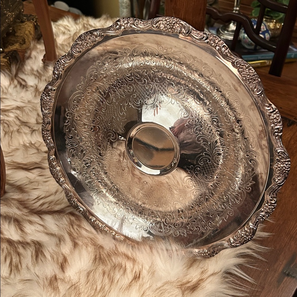 Vintage Towle Electroplated Silver Serving Tray